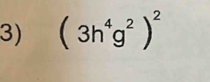 (3h^4g^2)^2