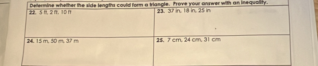 answer with an inequality.