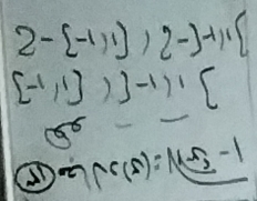 2- -1,1 ,2-3+11[
[-1,1]to 3-1,1[
5^5- -
g(x)=|x-5|-1