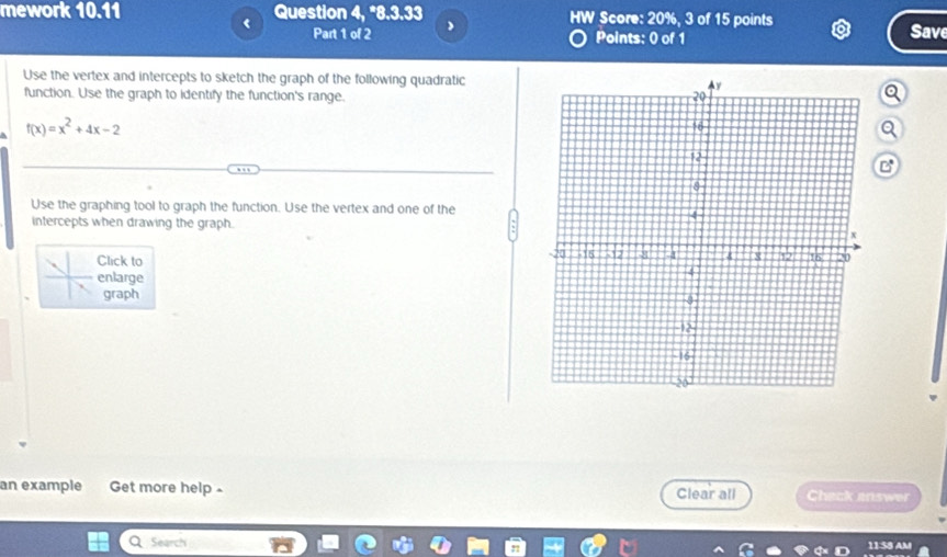 mework 10.11 Question 4, *8.3.33 HW Score: 20%, 3 of 15 points