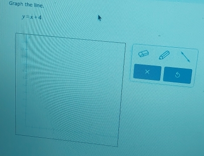 Graph the line.
y=x+4
×