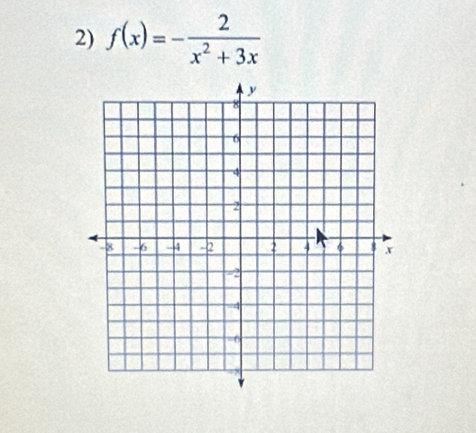 f(x)=- 2/x^2+3x 