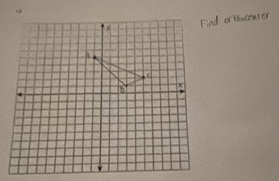 Find orthocenter