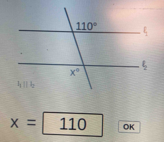 x= 110
OK