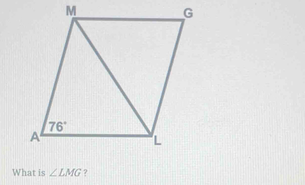 What is ∠ LMG ?