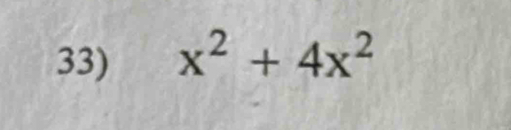 x^2+4x^2