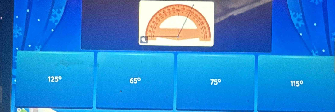 125°
65°
75°
115°