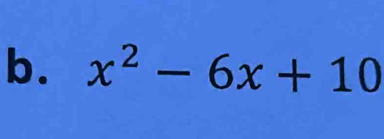 x^2-6x+10