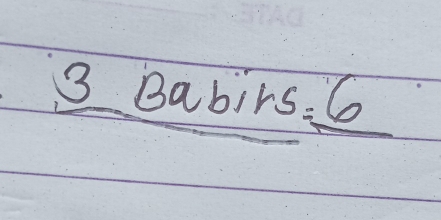 Babirs: 6