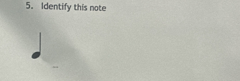 Identify this note