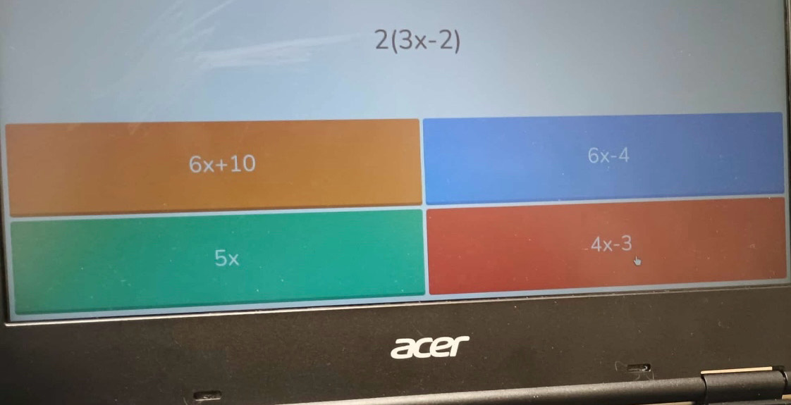 2(3x-2)
acer