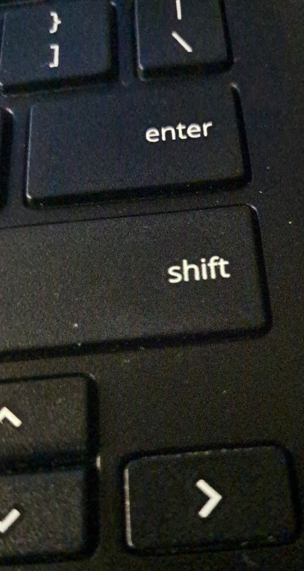  
1 
] 
enter 
shift