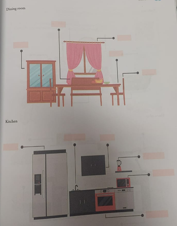 Dining room 
Kitchen 
C . - C