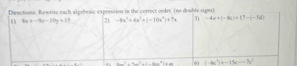 < <tex>9m^2+7m^3+(-8m^4)+m