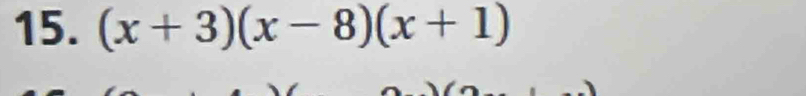 (x+3)(x-8)(x+1)