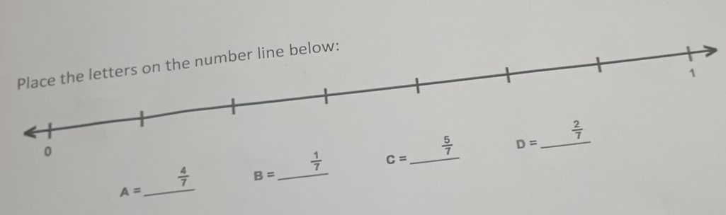 ne below:
C= _
A= ^circ  _  4/7 
_ B=