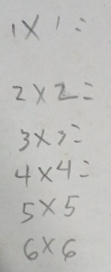 1* 1=
2* 2=
3* 3=
4* 4=
5* 5
6* 6