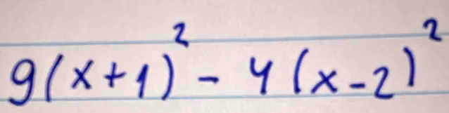 g(x+1)^2-4(x-2)^2