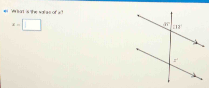 ④ What is the value of ⊥?
x=□