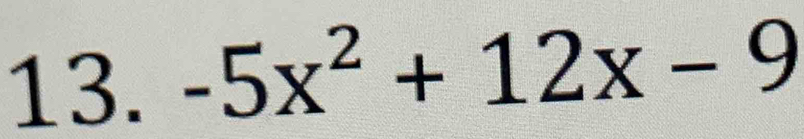 -5x^2+12x-9