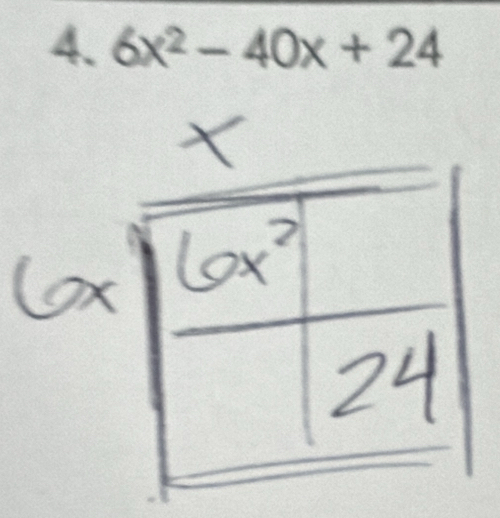 6x^2-40x+24