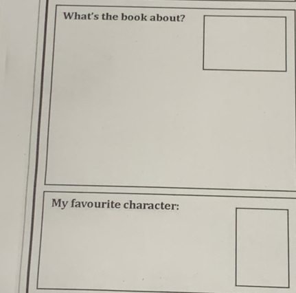 What's the book about? 
My favourite character: