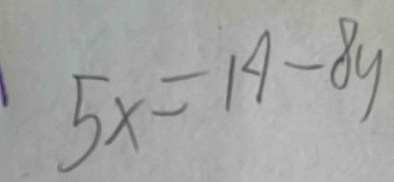 5x=14-8y