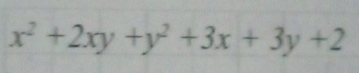 x^2+2xy+y^2+3x+3y+2