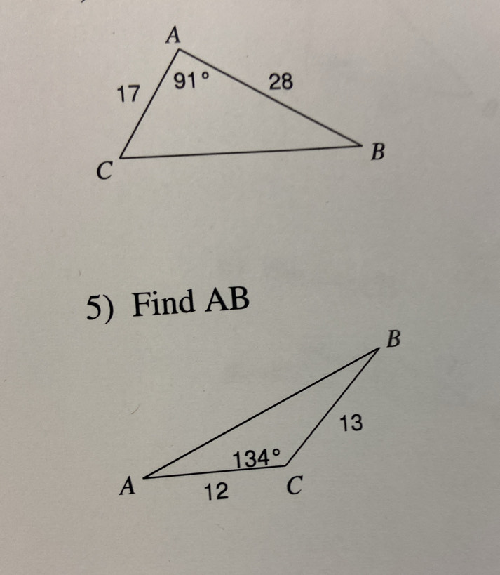 Find AB