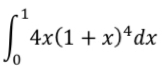 ∈t _0^(14x(1+x)^4)dx