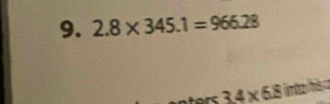 2.8* 345.1=966.28
3.4* 6.8int=h_2