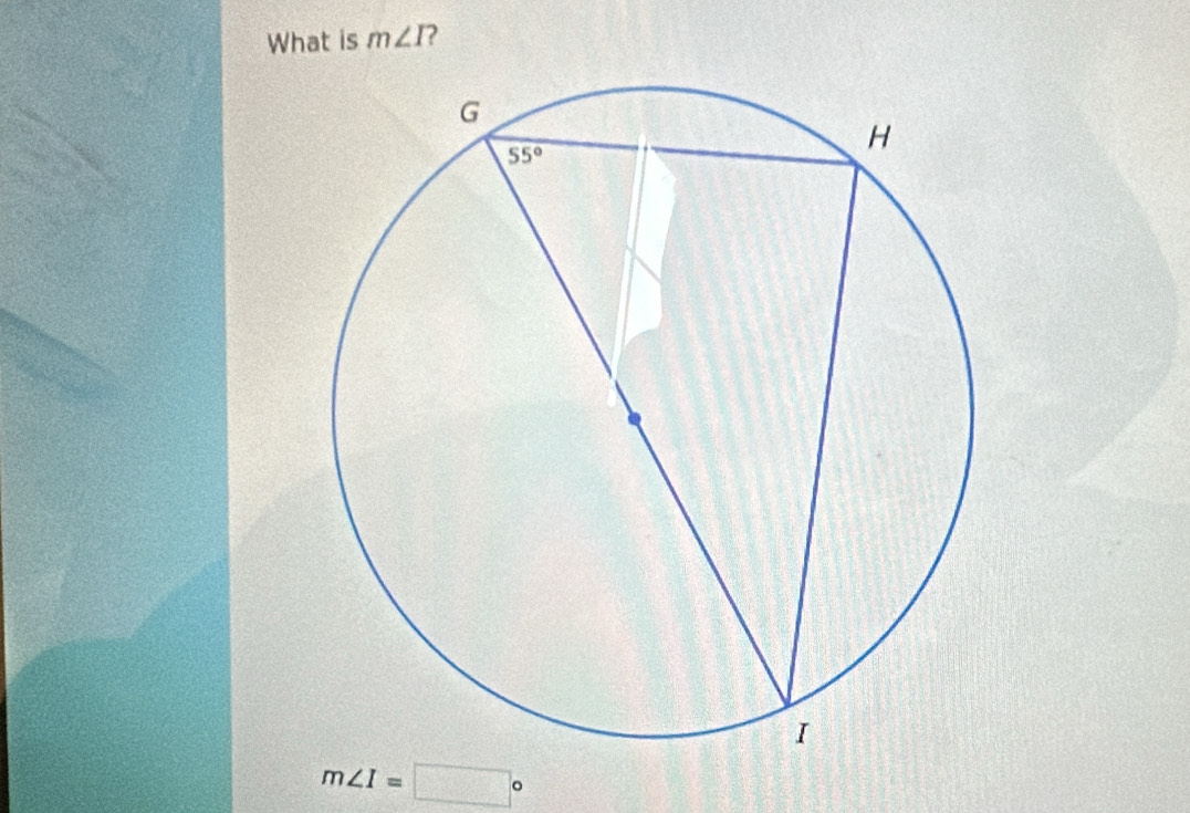 What is m∠ I 2
m∠ I=□°