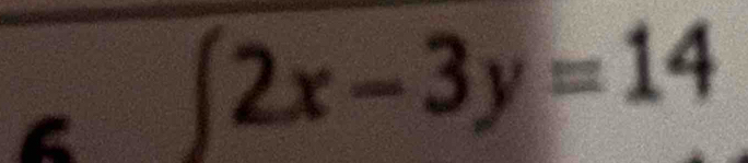 ∈t 2x-3y=14