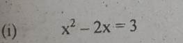 x^2-2x=3