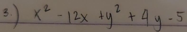 x^2-12x+y^2+4y-5