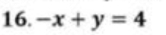 -x+y=4