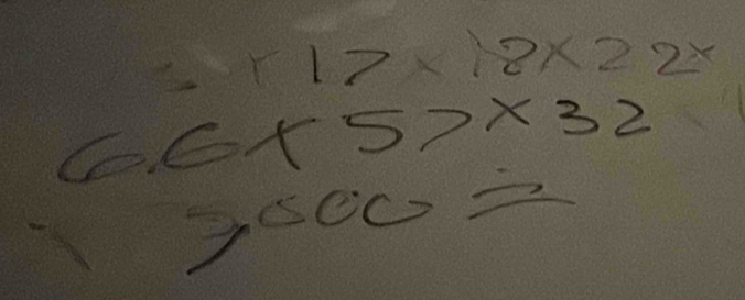 6* 17* 18* 22*
6.6+57* 32^(△ COJ)=