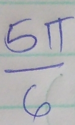  5π /6 