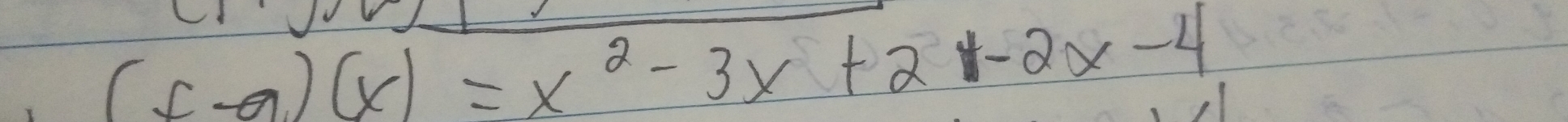 (x-a)(x)=x^2-3x+21-2x-4