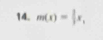 m(x)= 2/3 x_1