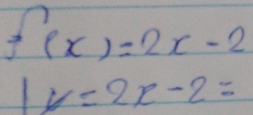 f(x)=2x-2
16=2x-2=