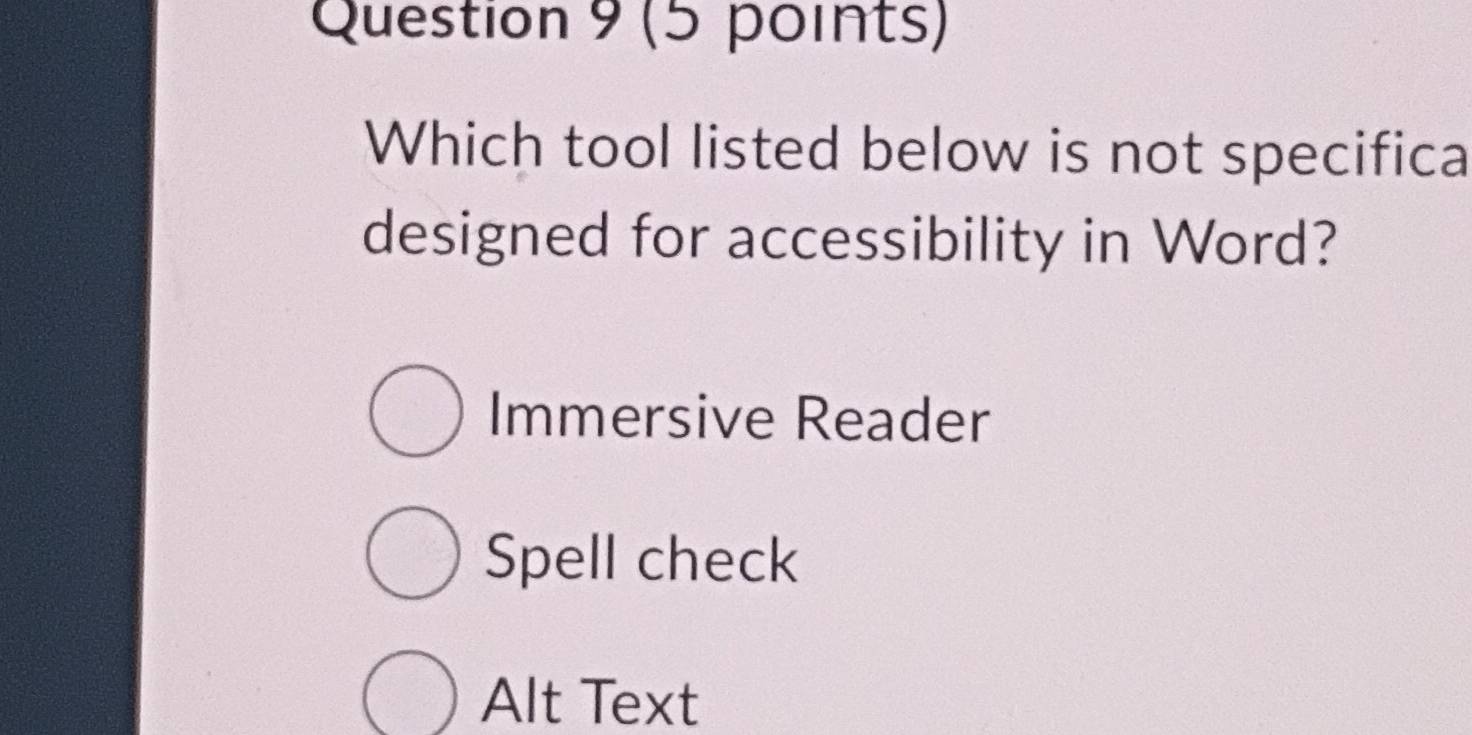 Solved: Which tool listed below is not specifica designed for ...