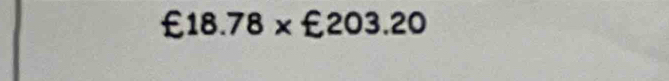 £18.78* £203.20