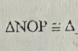 △ NOP≌ △