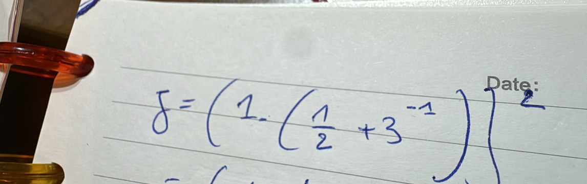 delta =(1-( 1/2 +3^(-1))