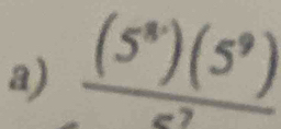 frac (5^(8^·))(5^9)5^7