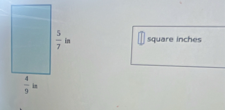 frac 
square inches