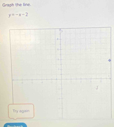 Graph the line.
y=-x-2
Dachack