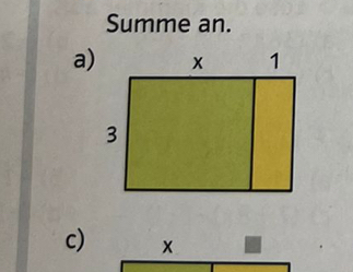 Summe an. 
a) 
c) ×