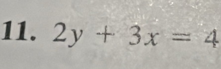 2y+3x=4